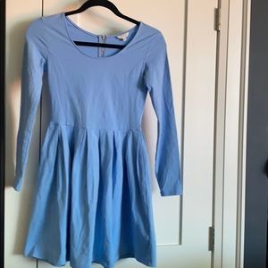 ARITZIA Talula Blue 3/4 Sleeve Dress